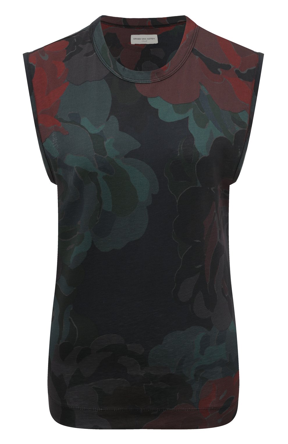 Хлопковый топ DRIES VAN NOTEN разноцветного цвета по цене 33550 руб., арт. 231-011165-6624, фото 1 Хлопковый топ DRIES VAN NOTEN, арт. 231-011165-6624, фото 1