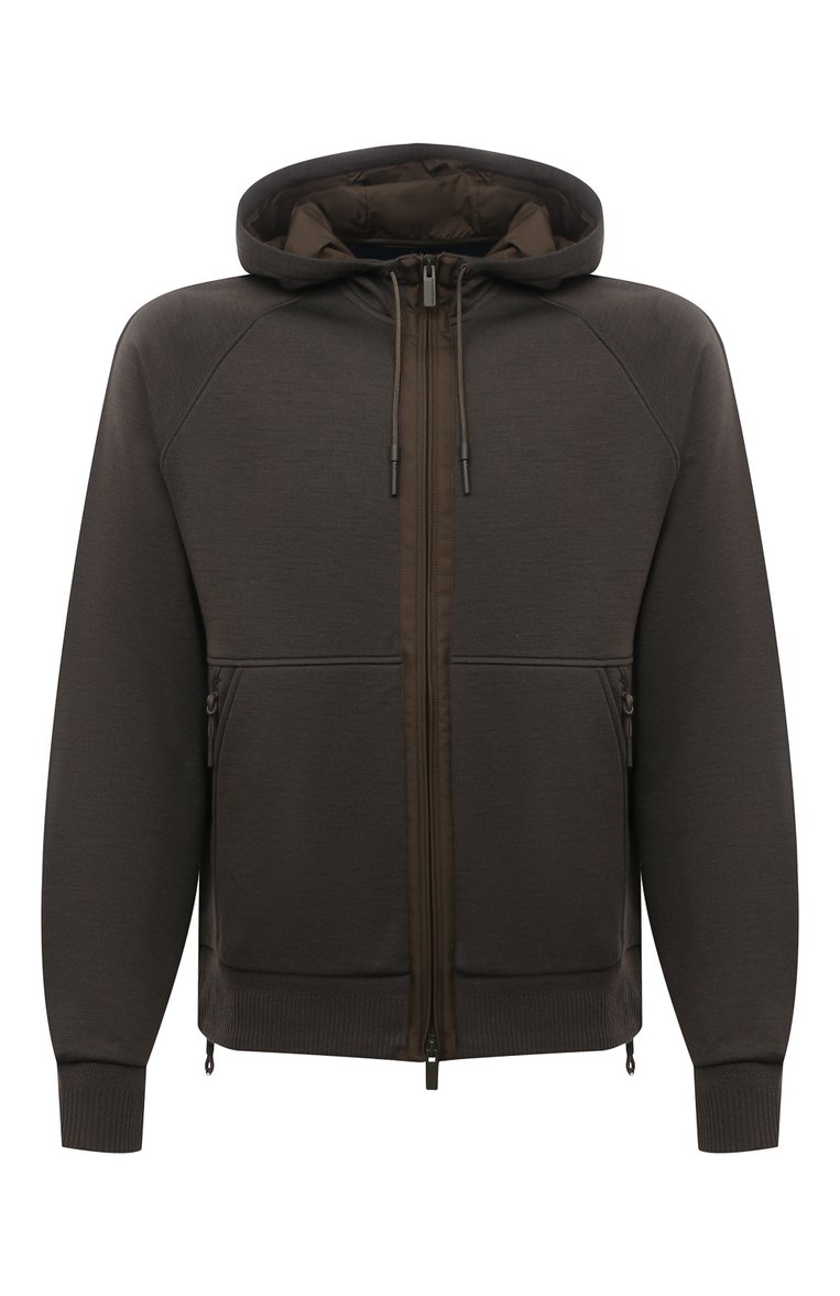 Толстовка из шерсти и хлопка ZEGNA, арт. UZ564/815, фото 1