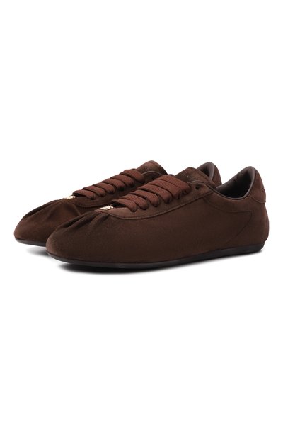 Женские замшевые кеды soft ballet DOLCE & GABBANA, арт. CK2485/A0581