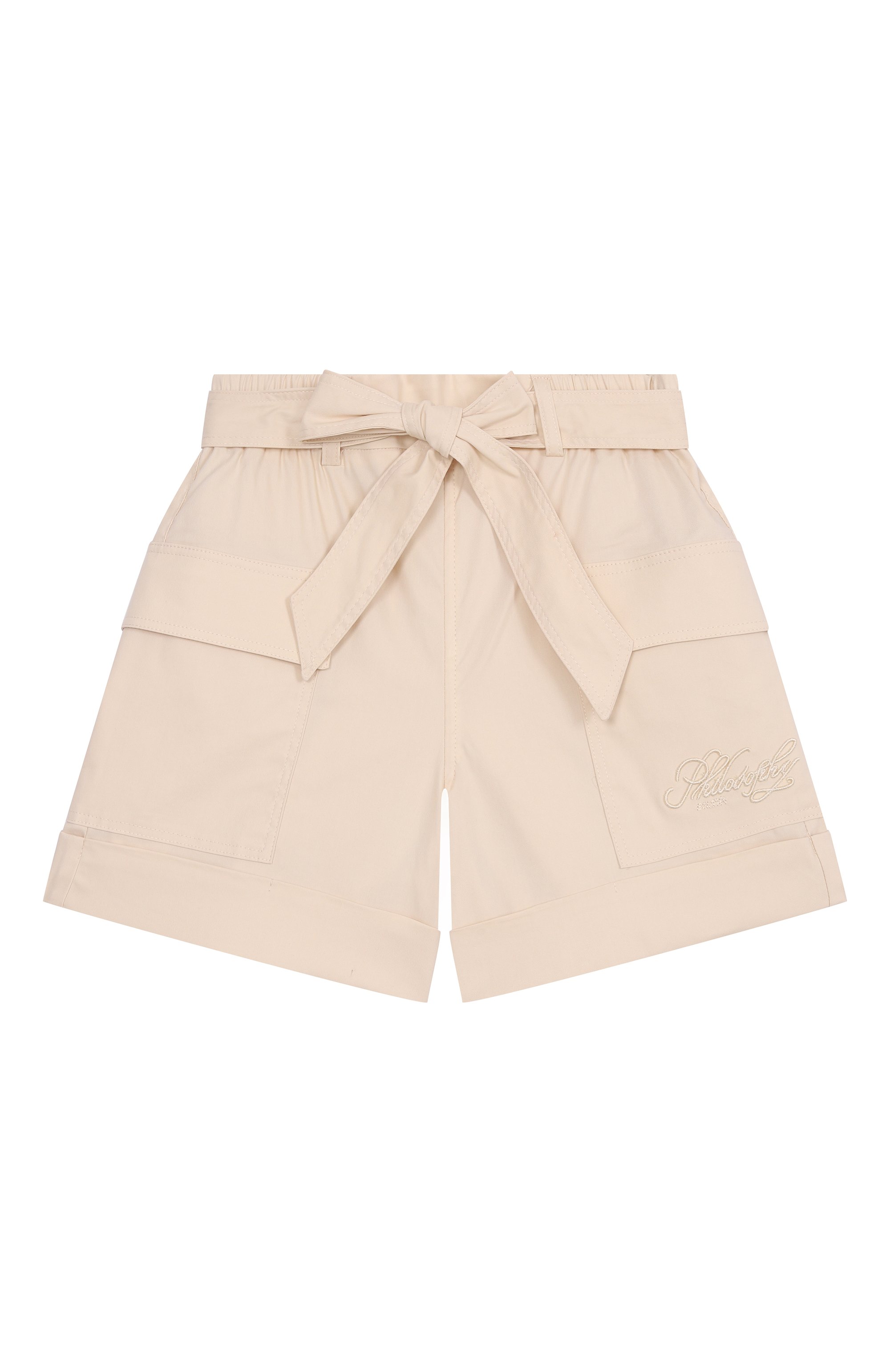 Хлопковые шорты-карго PHILOSOPHY DI LORENZO SERAFINI KIDS, арт. I1E407/5301/4-10, фото 1