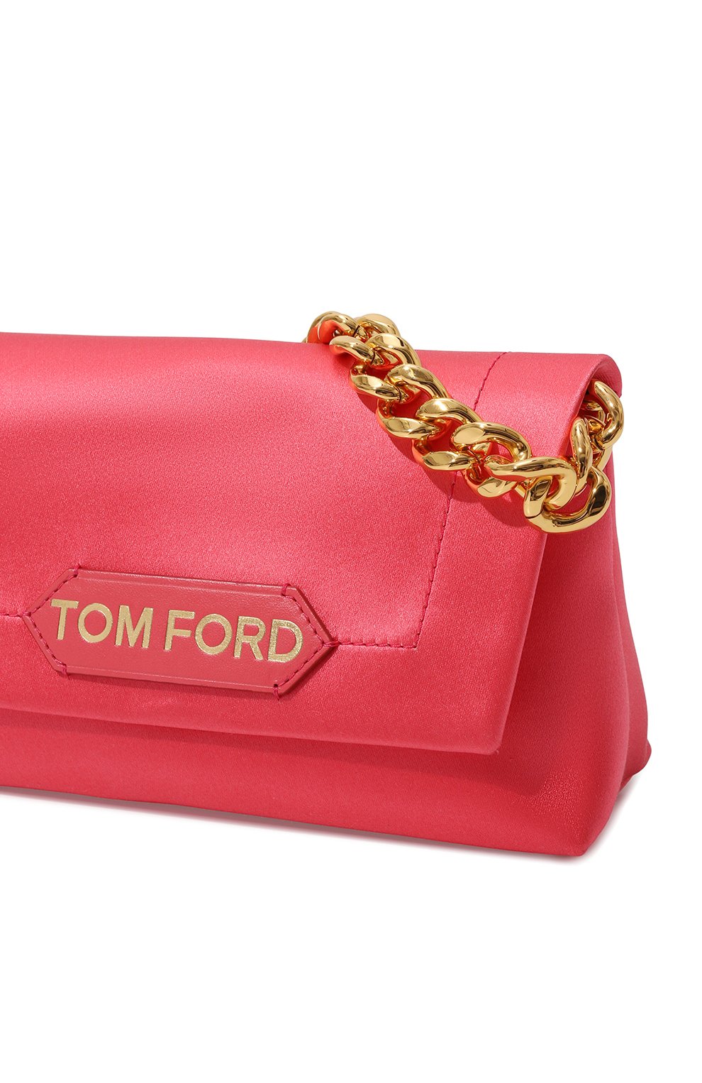 Сумка label mini TOM FORD розового цвета по цене 117500 руб., арт. L1487T/TSA005, фото 3 Сумка label mini TOM FORD, арт. L1487T/TSA005, фото 3