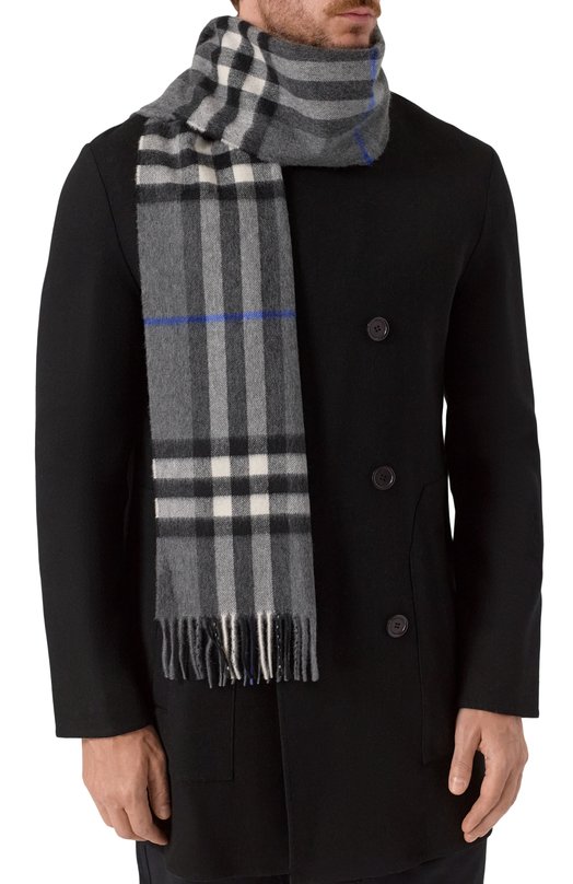 Кашемировый шарф Burberry 8112642 Серый  8112642 Фото 2