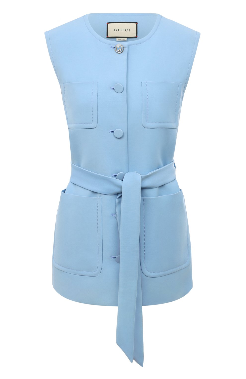 Жилет из шелка и шерсти GUCCI, арт. 619334 ZAD88, фото 1