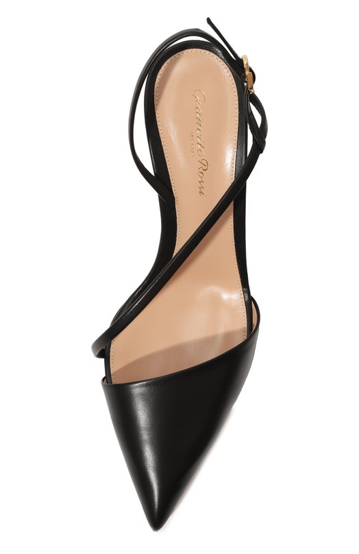 Кожаные туфли Gianvito Rossi G95423.70RIC.NAPNER0 Чёрный  G95423.70RIC.NAPNER0 Фото 6