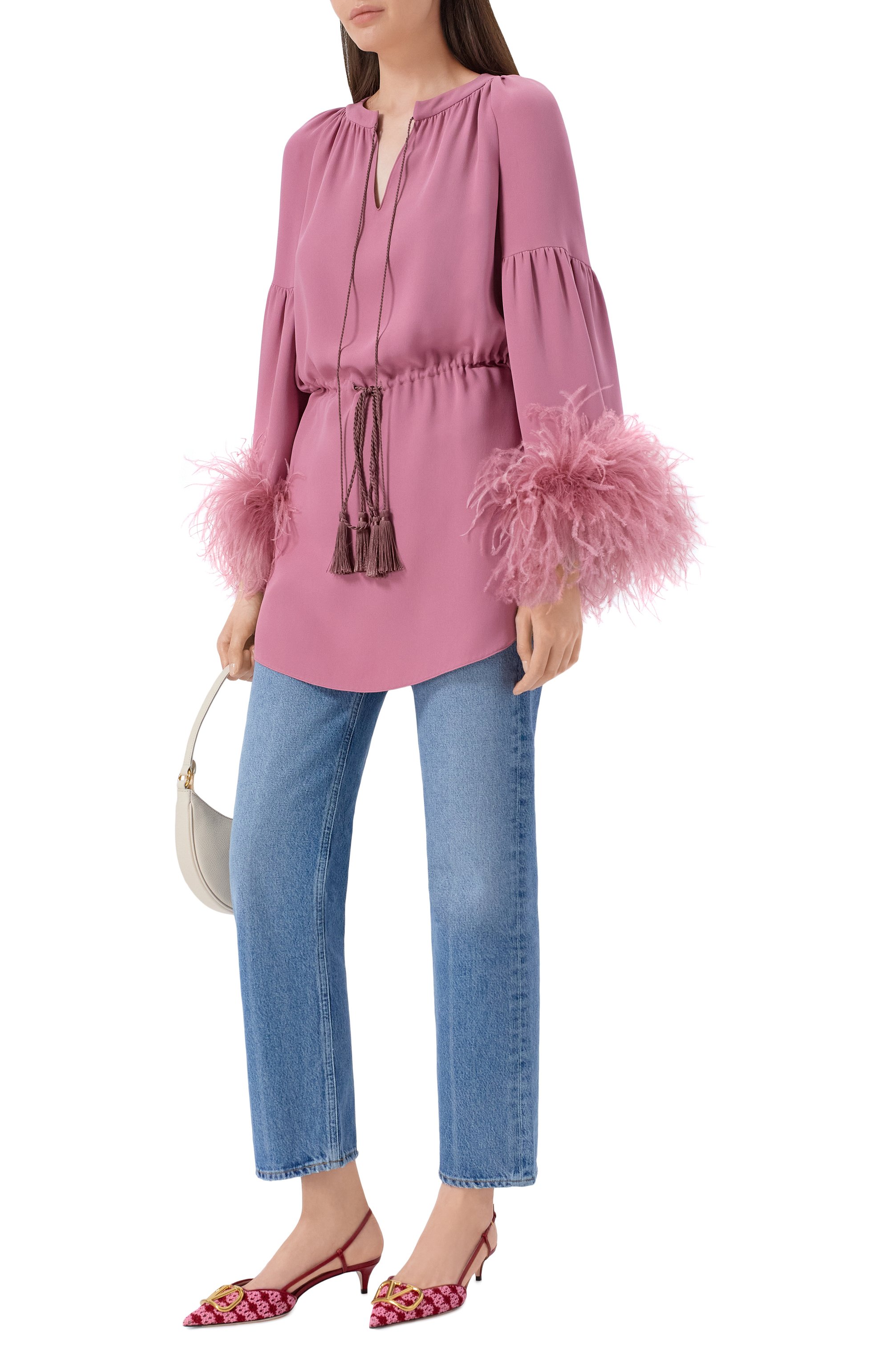Текстильные туфли vlogo signature 40 VALENTINO, арт. 8W0S0Q70/JZU, фото 3