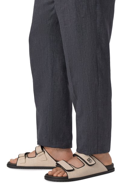 Текстильные шлепанцы DOLCE & GABBANA, арт. A80511/AD504, фото 3