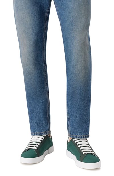 Комбинированные кеды portofino light strobel DOLCE & GABBANA, арт. CS2343/AE629, фото 3