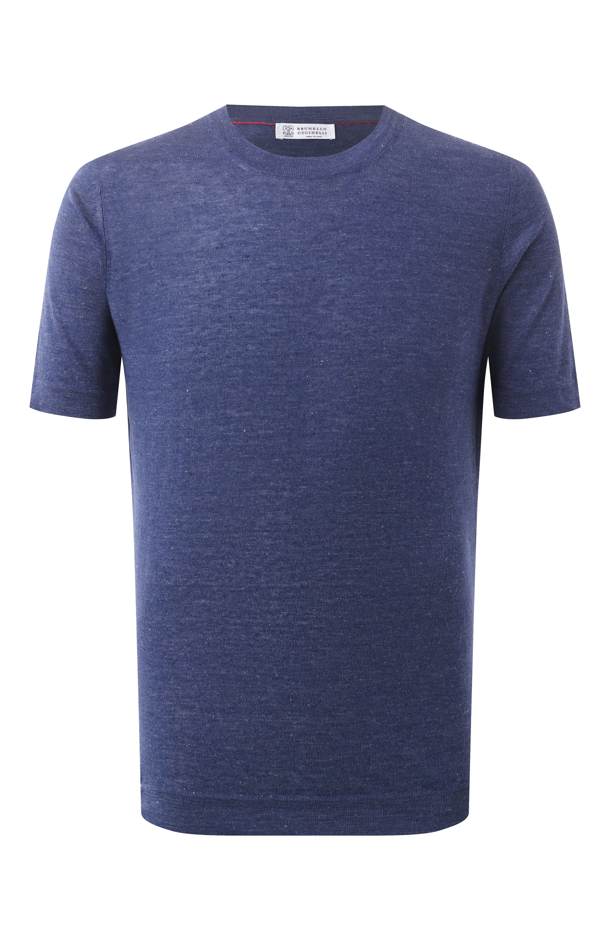 Футболка изо льна и хлопка BRUNELLO CUCINELLI, арт. M2L00340, фото 1