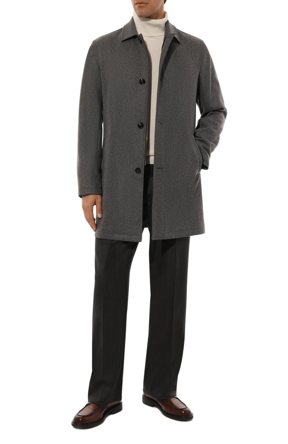 Кашемировое пальто KITON, арт. UW1959V0415F05, фото 2