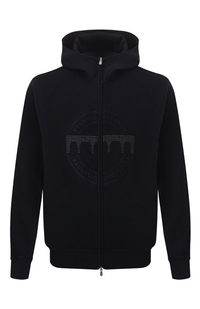 Мужской хлопковая толстовка BRUNELLO CUCINELLI, арт. MM8363130G