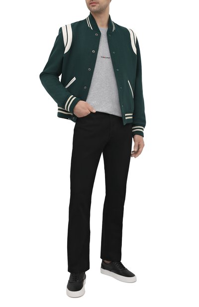 Шерстяной бомбер SAINT LAURENT, арт. 354718/Y213Q, фото 2