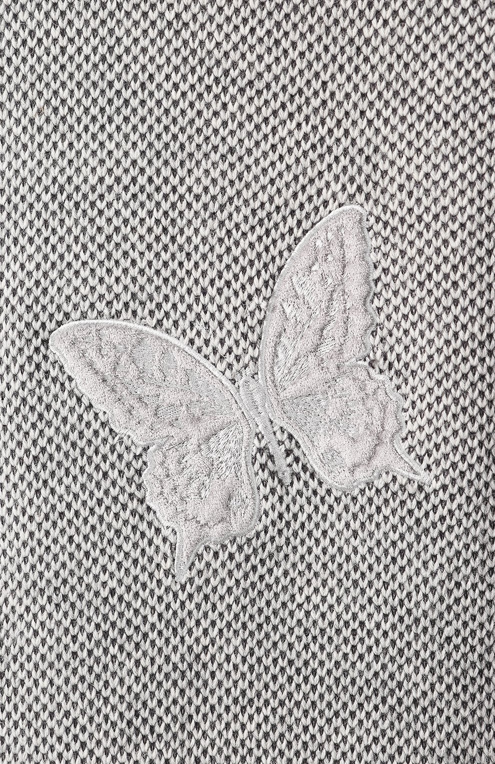 Кардиган SEVEN LAB серого цвета по цене 41580 руб., арт. KNL19-B1C white grey, фото 5 Кардиган SEVEN LAB, арт. KNL19-B1C white grey, фото 5