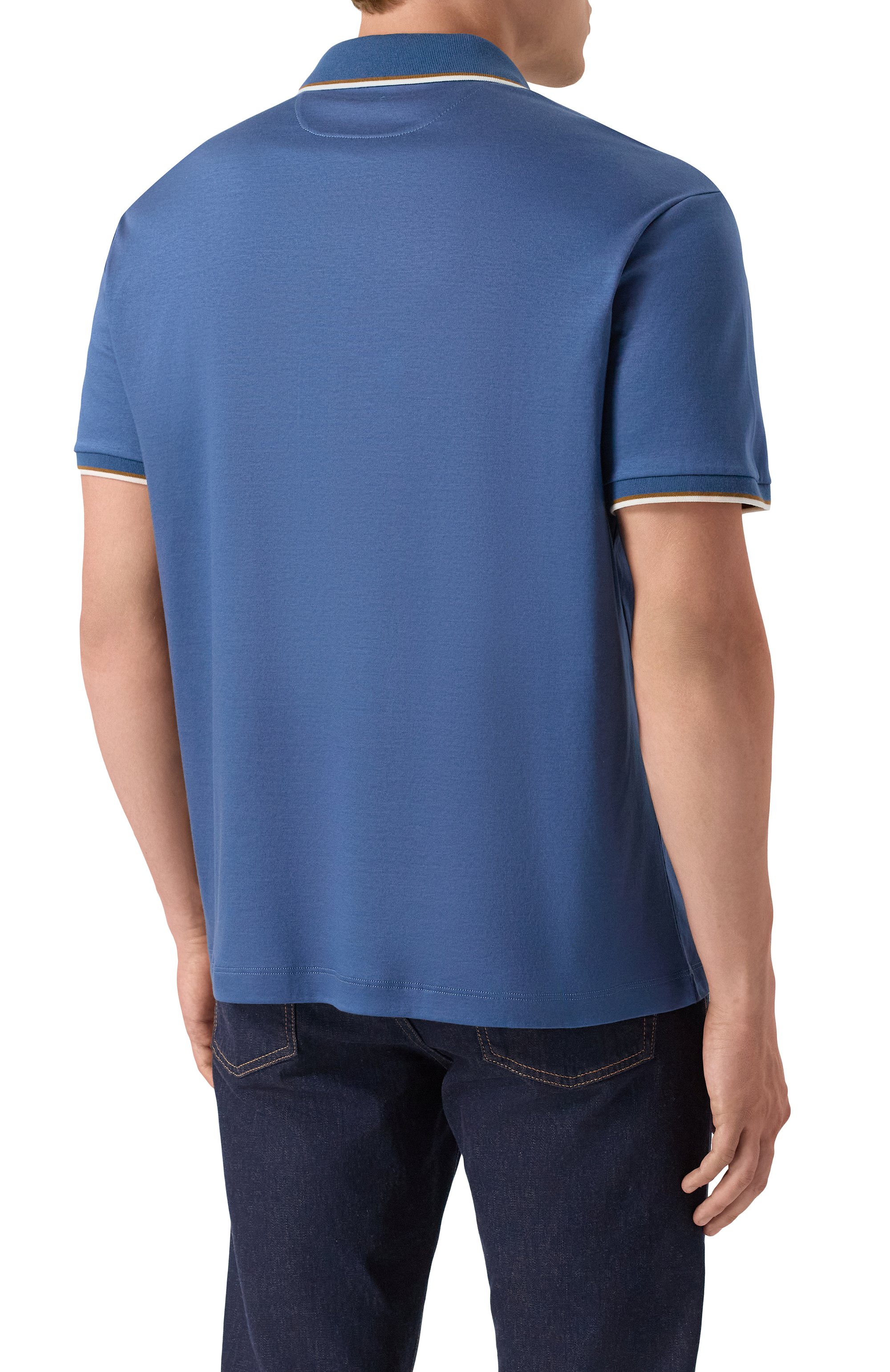 Поло из хлопка и лиоцелла PAUL&SHARK, арт. 15311711, фото 4