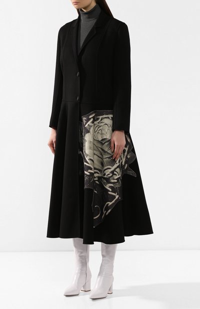 Шерстяное пальто VALENTINO, арт. SB0CA4A015E, фото 3