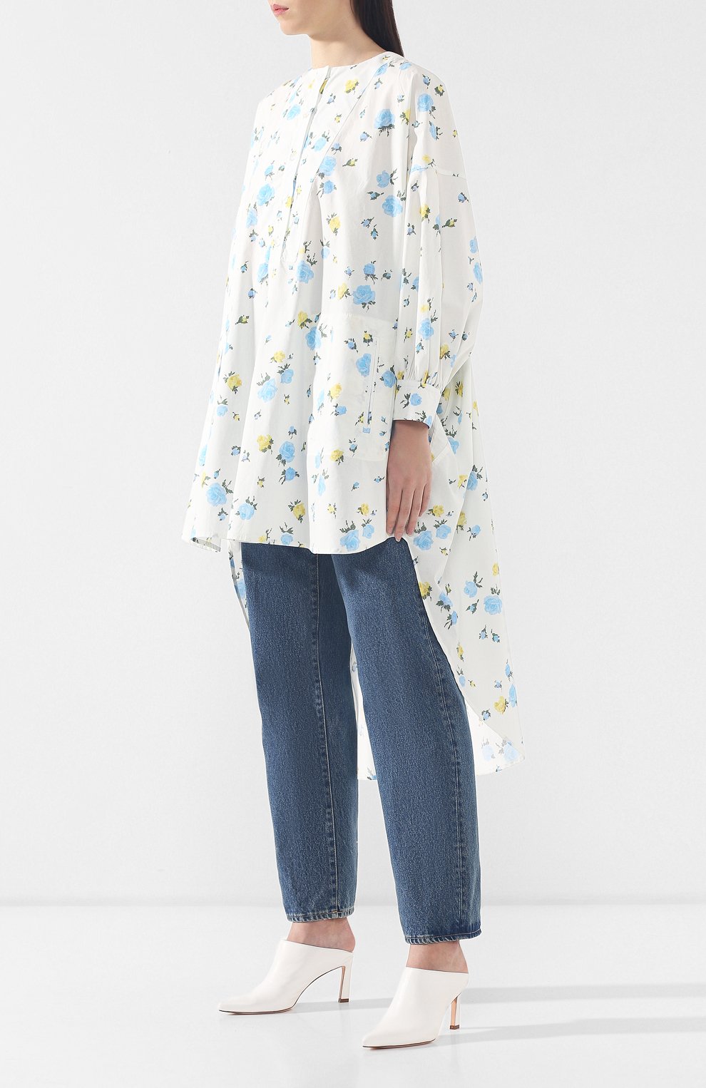 Хлопковая блузка GOLDEN GOOSE DELUXE BRAND, арт. G34WP043.A3, фото 3