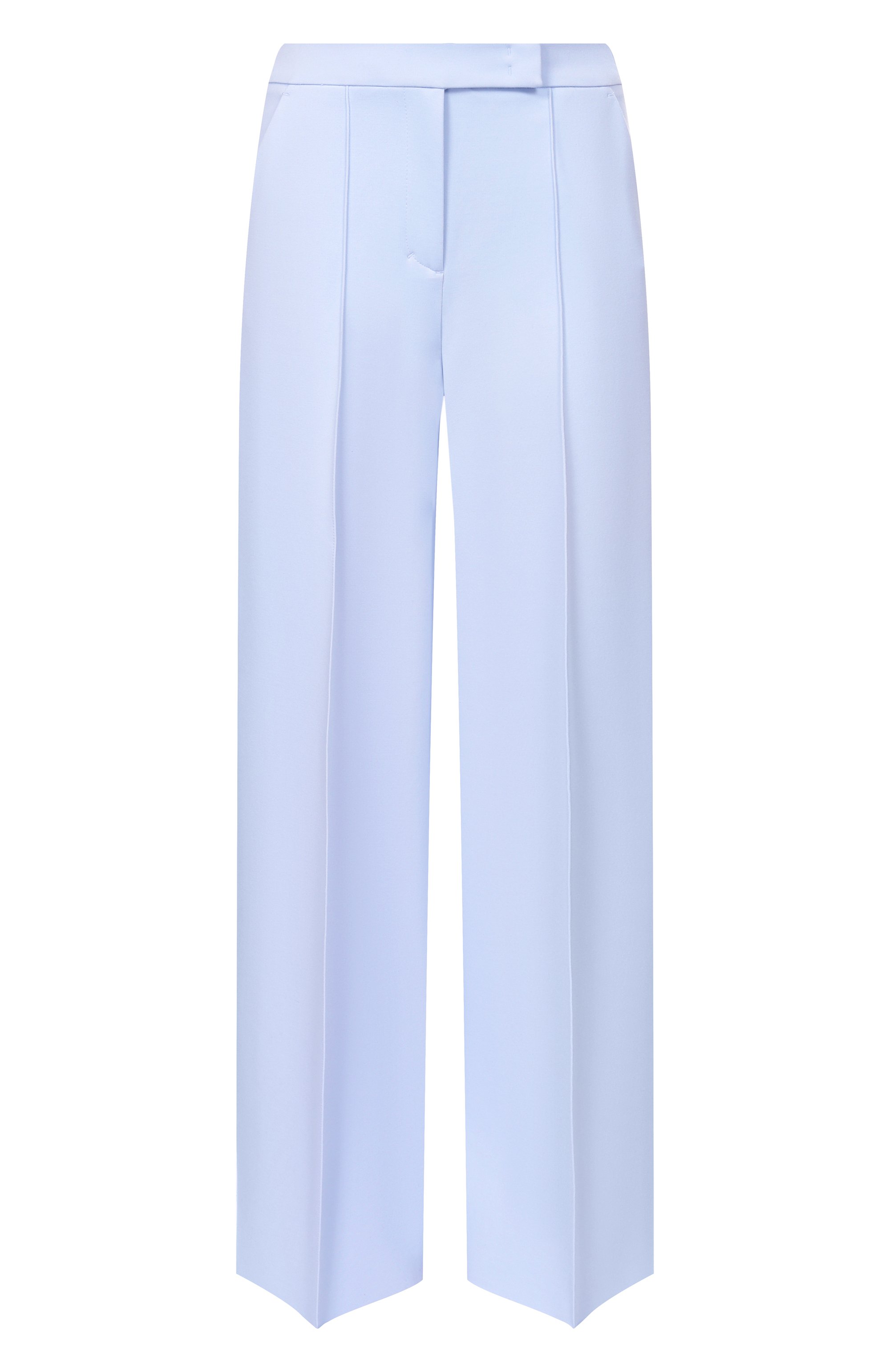 Брюки из вискозы DOROTHEE SCHUMACHER голубого цвета по цене 43750 руб., арт. 448013, фото 1 Брюки из вискозы DOROTHEE SCHUMACHER, арт. 448013, фото 1