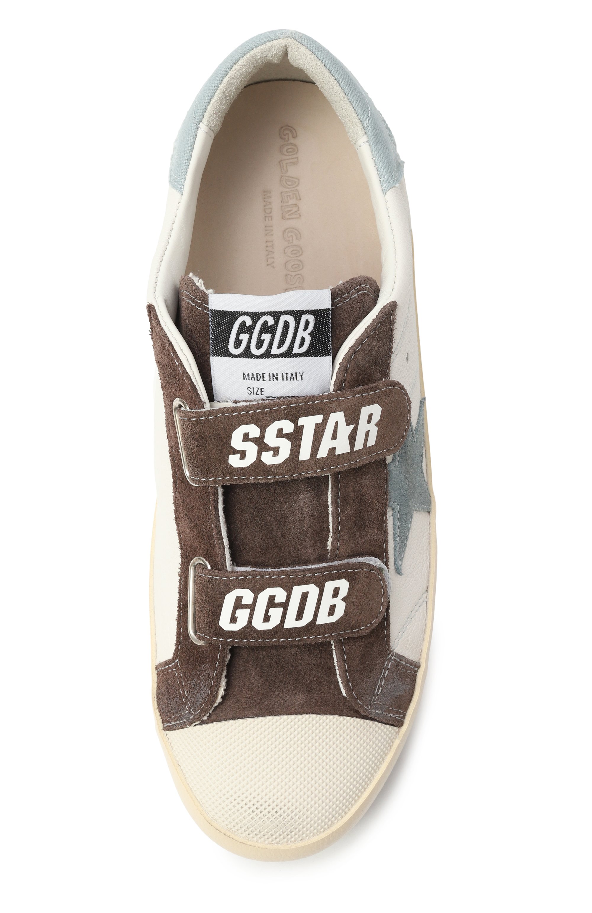 Кожаные кеды old school GOLDEN GOOSE DELUXE BRAND, арт. GTF00111.F007429, фото 4