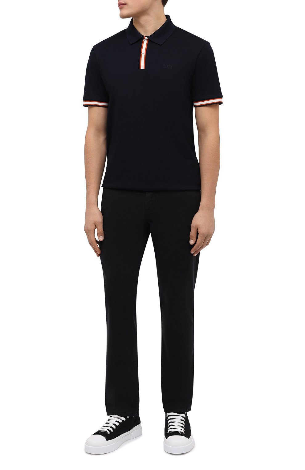 Хлопковые брюки BOSS, арт. 50379154, фото 2