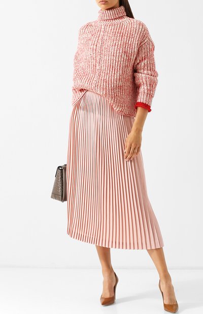 Плиссированная юбка-миди из шерсти LORO PIANA, арт. FAI2013, фото 2