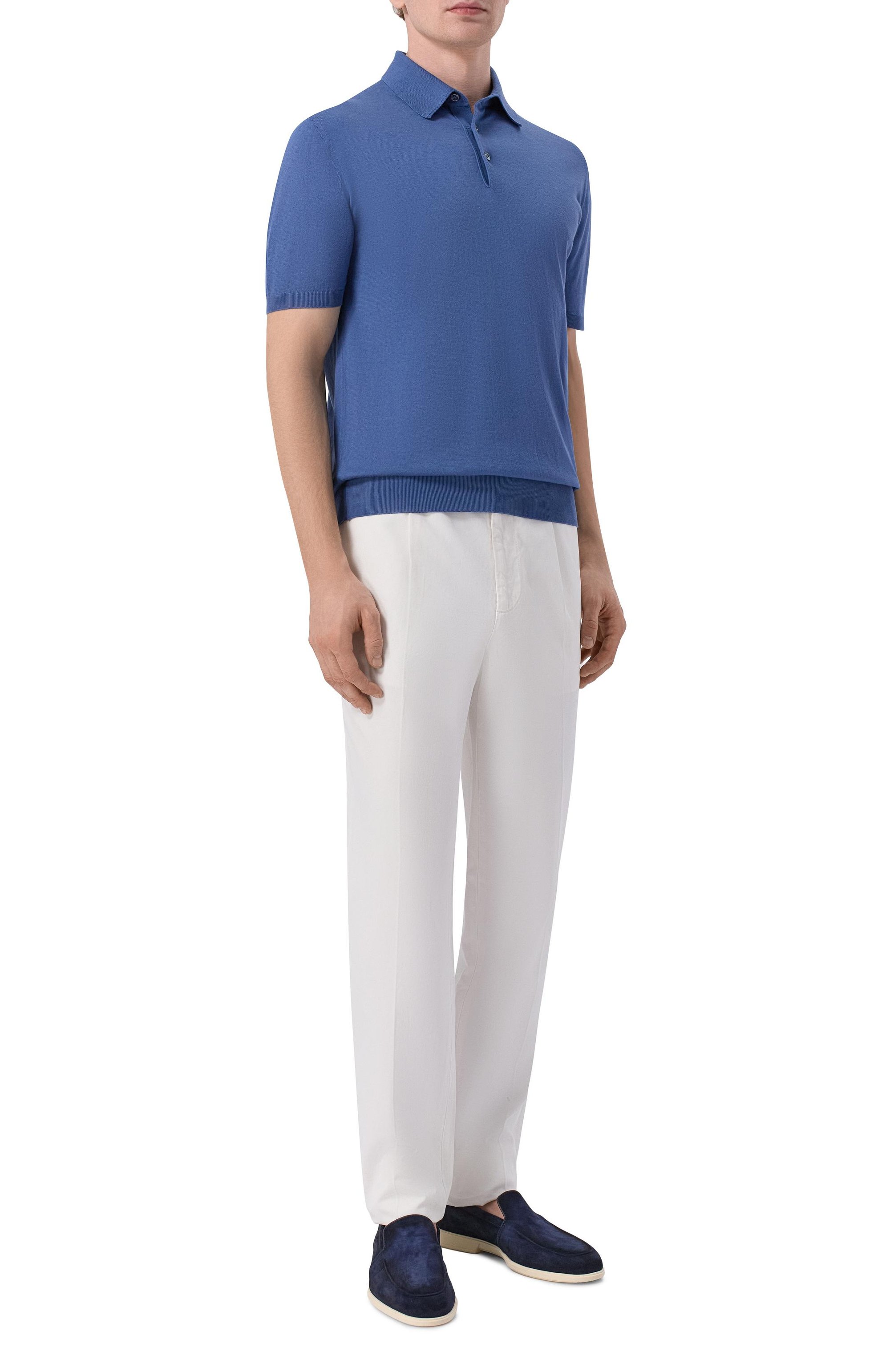 Хлопковое поло KITON, арт. UMKXX33_001, фото 2