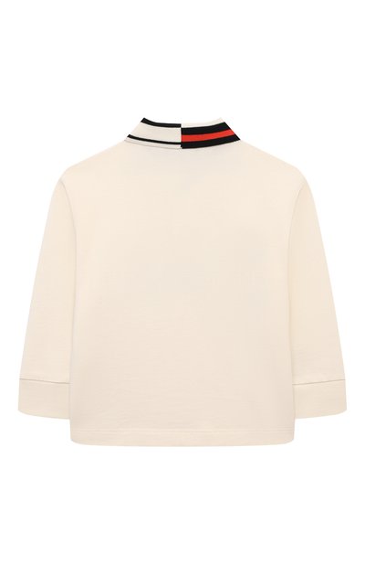 Хлопковое поло EMPORIO ARMANI кремового цвета по цене 12950 руб., арт. 6D4FJ3/1JWZZ, фото 2 Хлопковое поло EMPORIO ARMANI, арт. 6D4FJ3/1JWZZ, фото 2