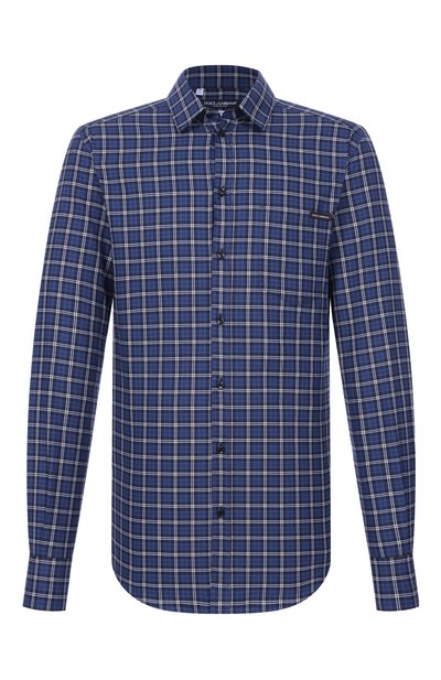 Мужская хлопковая рубашка DOLCE & GABBANA, арт. G5JZ9T/FQ5NL