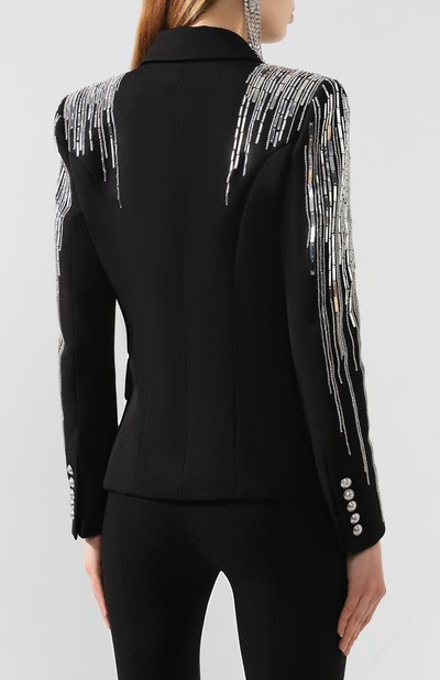 Шерстяной жакет BALMAIN, арт. TF07110/P060, фото 4