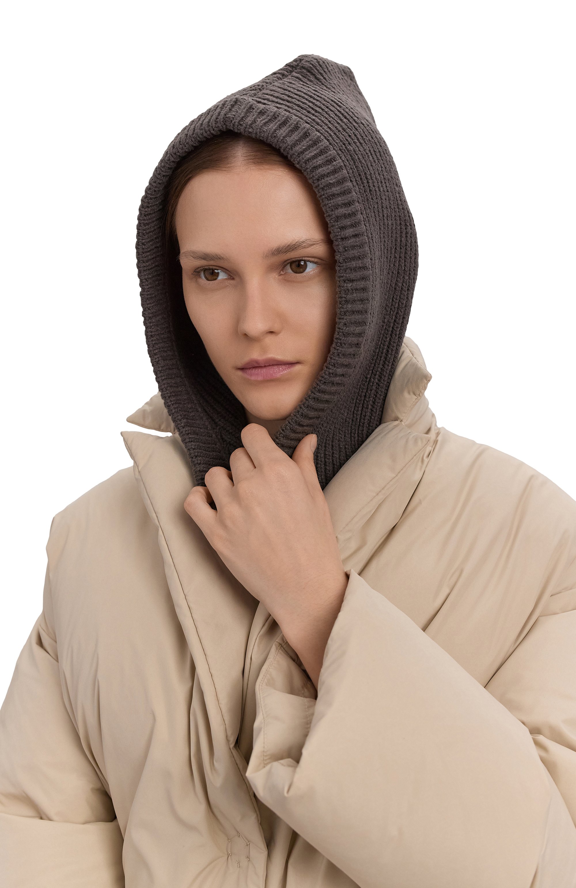 Кашемировый капор RICK OWENS, арт. RP02E4481/WSBR, фото 2