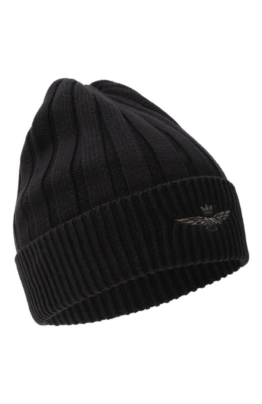 Хлопковая шапка Aeronautica Militare CU0063UL00485 Чёрный CU0063UL00485