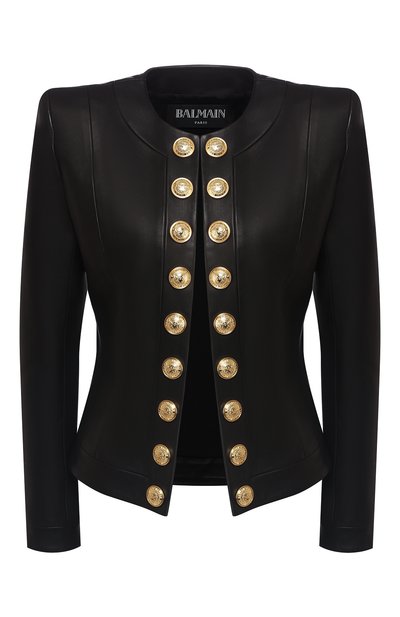 Женский кожаный жакет BALMAIN, арт. RF17762/L053