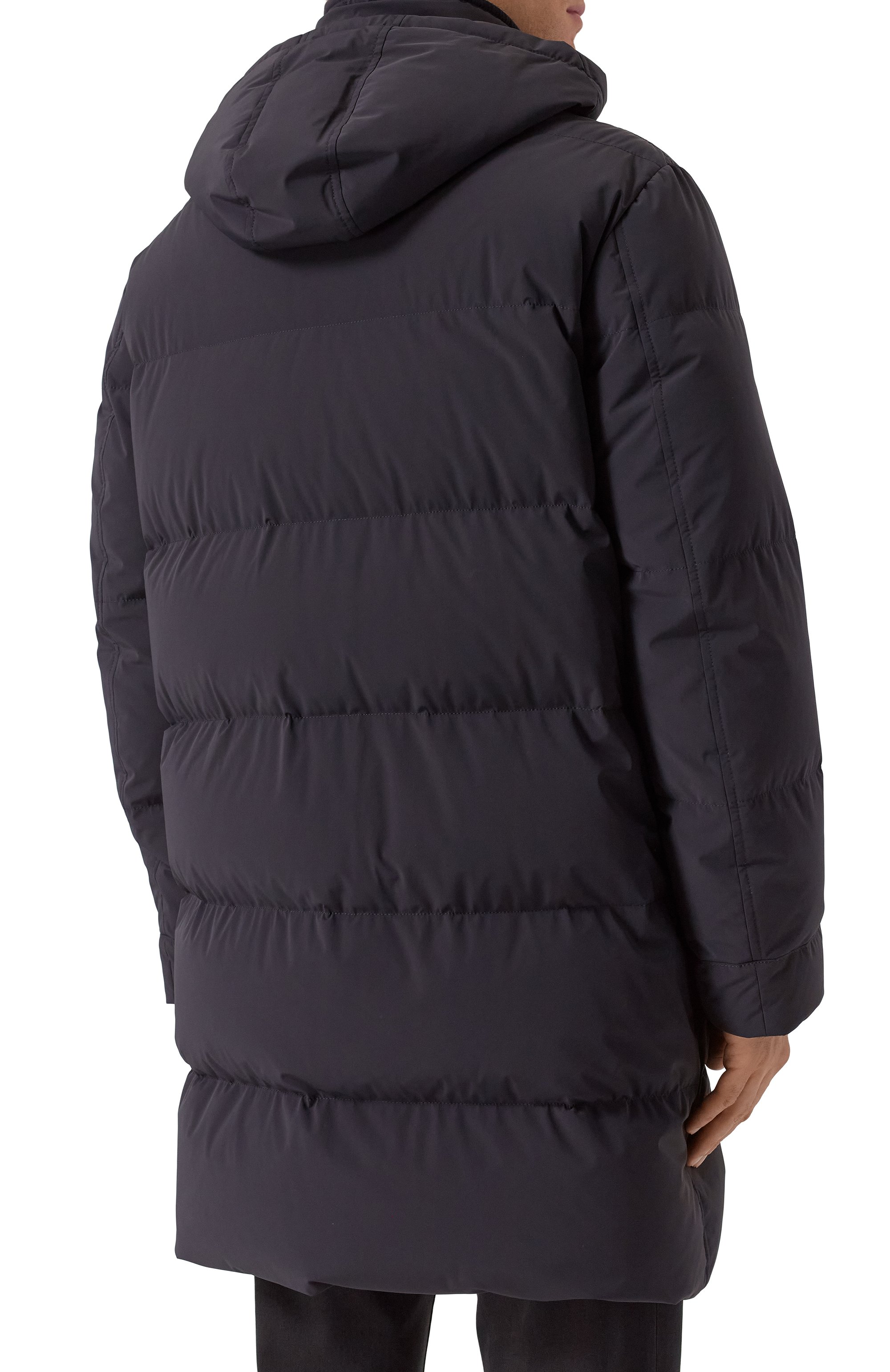 Пуховик BRUNELLO CUCINELLI темно-синего цвета по цене 779500 руб., арт. MM4911827, фото 4 Пуховик BRUNELLO CUCINELLI, арт. MM4911827, фото 4