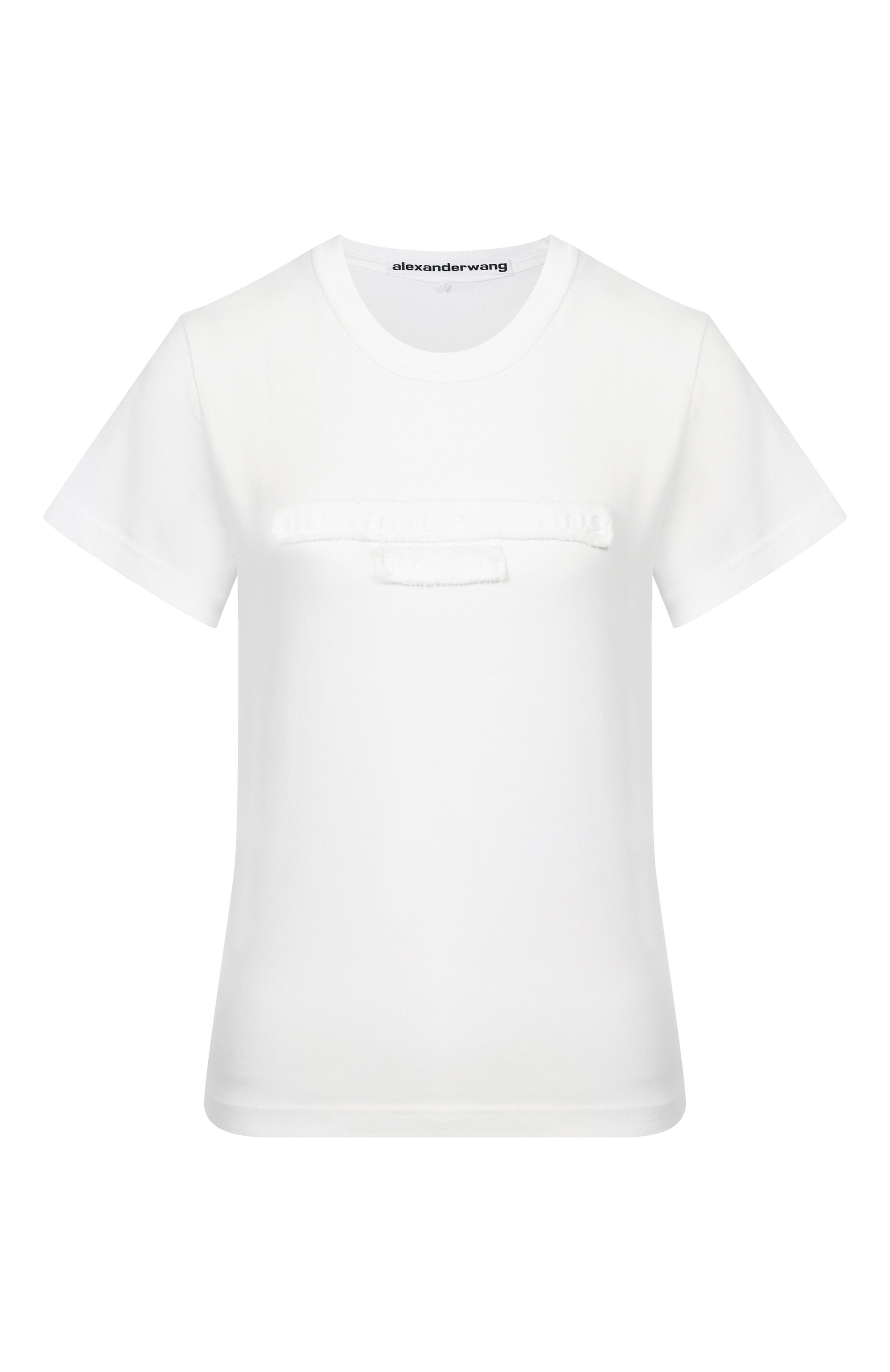 Хлопковая футболка ALEXANDER WANG белого цвета по цене 36650 руб., арт. 1CC1251991, фото 1 Хлопковая футболка ALEXANDER WANG, арт. 1CC1251991, фото 1