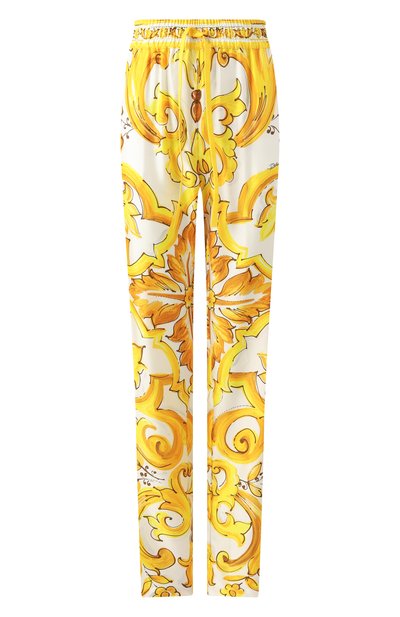 Женские шелковые брюки DOLCE & GABBANA, арт. FTC4TT/HI1TK