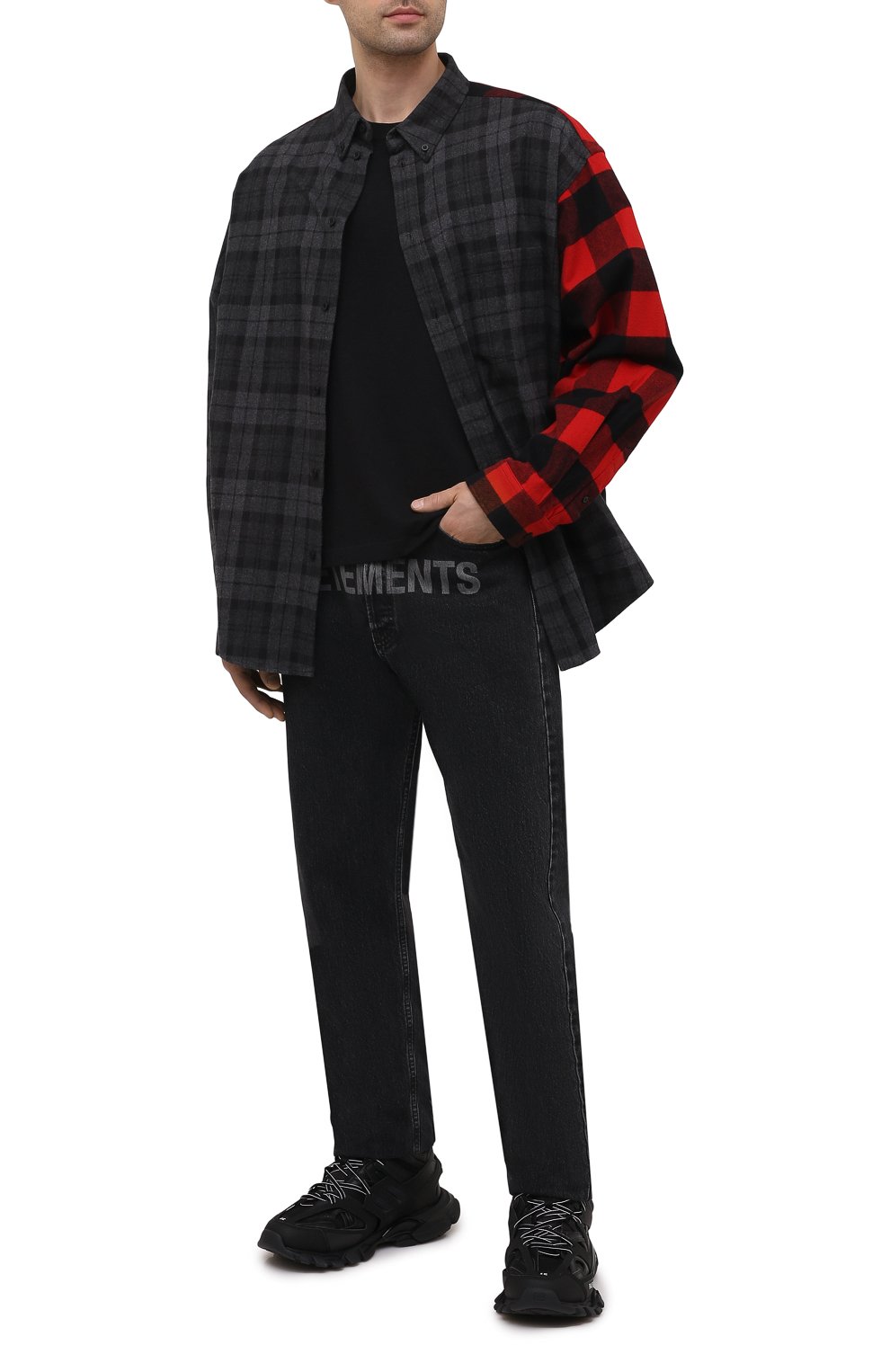 Комбинированные кроссовки track hike BALENCIAGA, арт. 654867/W3CP3, фото 2