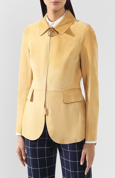 Замшевая куртка BURBERRY бежевого цвета по цене 444000 руб., арт. 8013803, фото 3 Замшевая куртка BURBERRY, арт. 8013803, фото 3