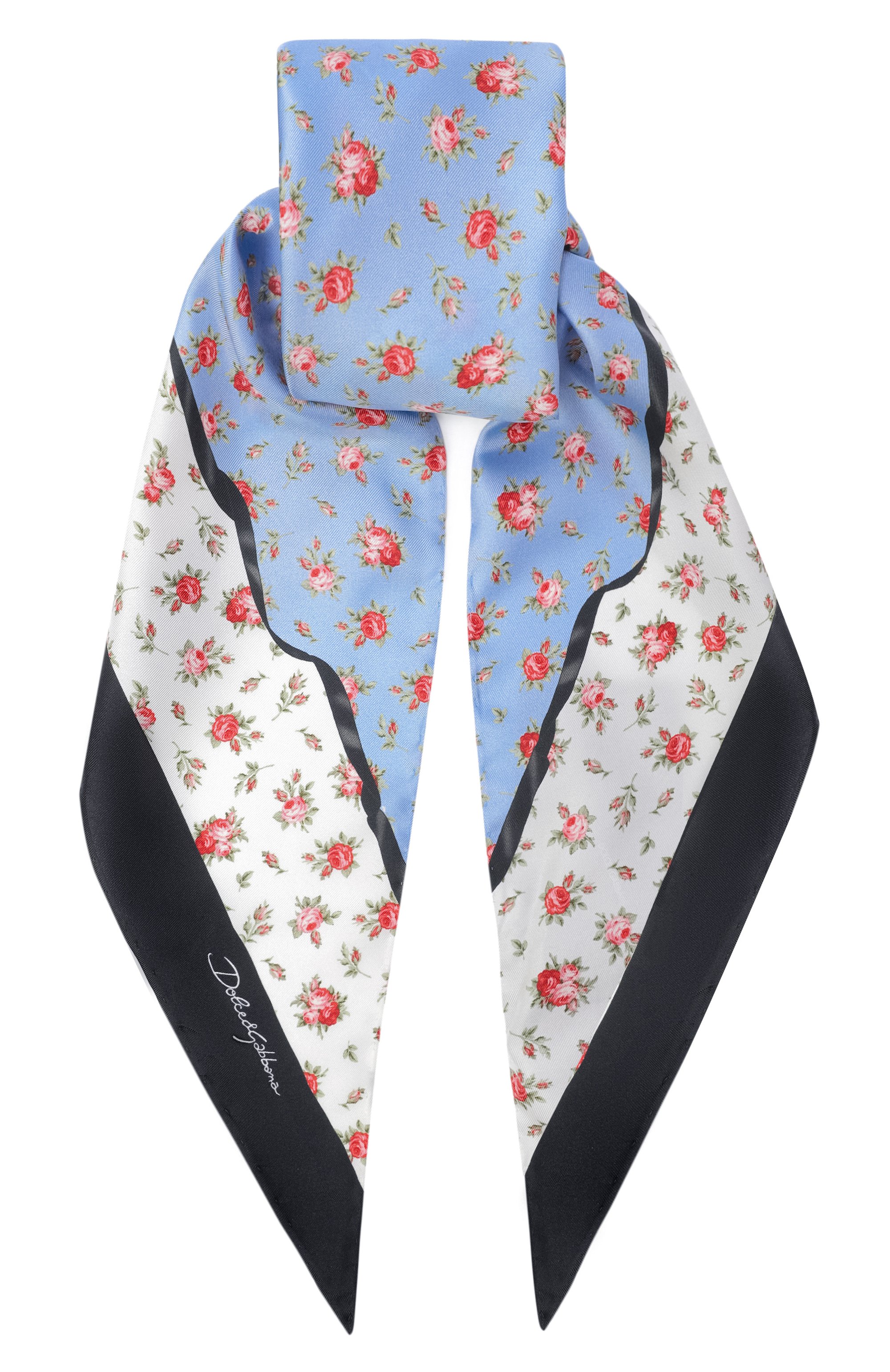 Шелковый платок DOLCE & GABBANA, арт. FS329A/GDDL0, фото 1