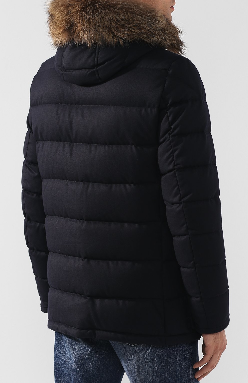 Пуховик rethe с отделкой из койота MONCLER, арт. D2-091-41372-20-54272, фото 4