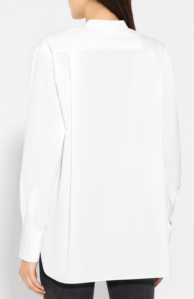 Хлопковая блузка STELLA MCCARTNEY белого цвета по цене 49950 руб., арт. 567114/SMA90, фото 4 Хлопковая блузка STELLA MCCARTNEY, арт. 567114/SMA90, фото 4