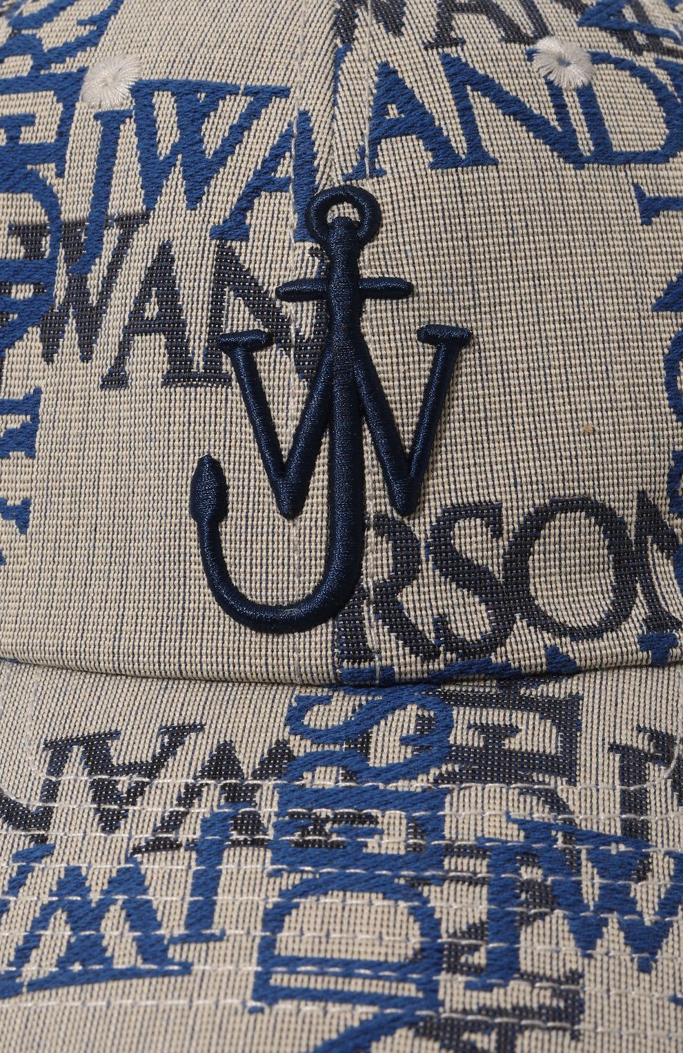 Хлопковая бейсболка JW ANDERSON, арт. AC0198FA0136 614, фото 4