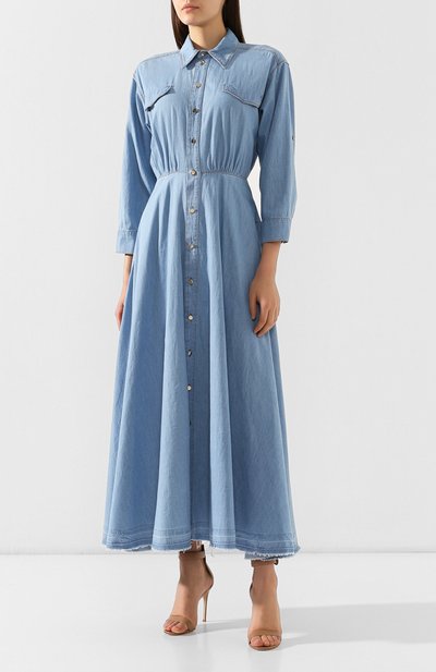 Хлопковое платье DOROTHEE SCHUMACHER, арт. 345401/DENIM DREAM, фото 3