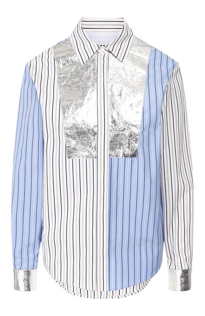 Женская хлопковая рубашка MSGM, арт. 2741MDE06Y 195619