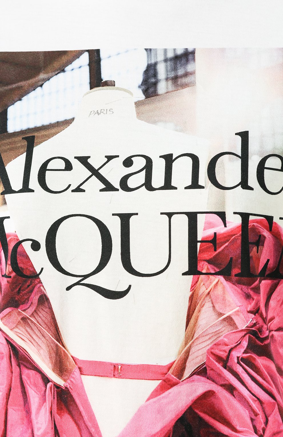 Хлопковая футболка ALEXANDER MCQUEEN, арт. 610895/QZAAZ, фото 5