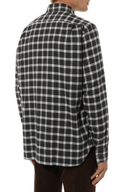 Хлопковая рубашка ZILLI, арт. SP0D01M010013168Q, фото 4