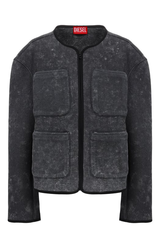 Хлопковый жакет Diesel A20914/0DCCK Серый A20914/0DCCK
