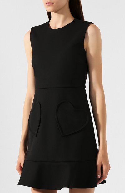 Платье REDVALENTINO черного цвета по цене 29950 руб., арт. SR3VAH15/1Y1, фото 3 Платье REDVALENTINO, арт. SR3VAH15/1Y1, фото 3
