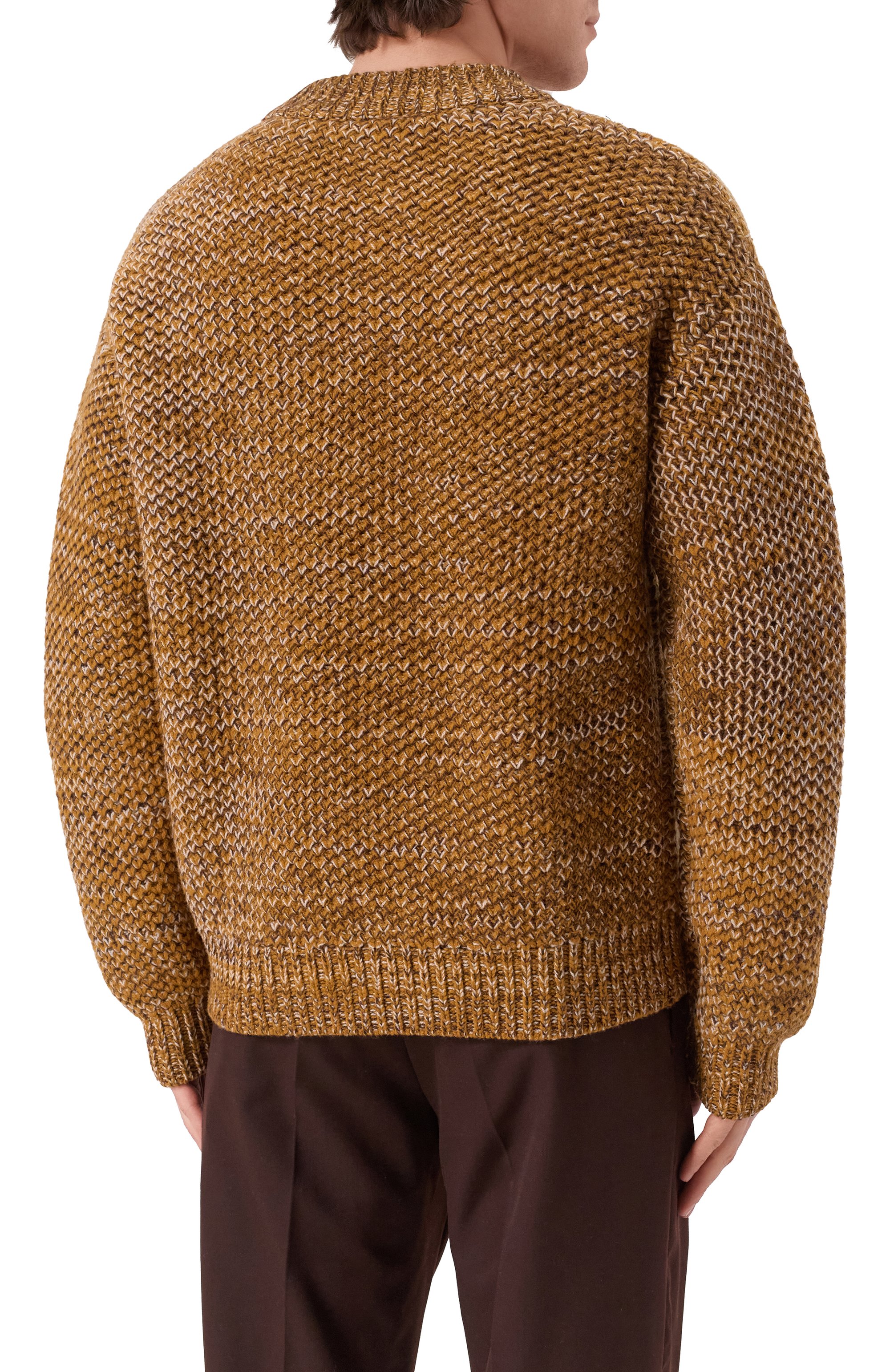 Шерстяной свитер DROLE DE MONSIEUR, арт. E-P0154-W0018-BN, фото 4