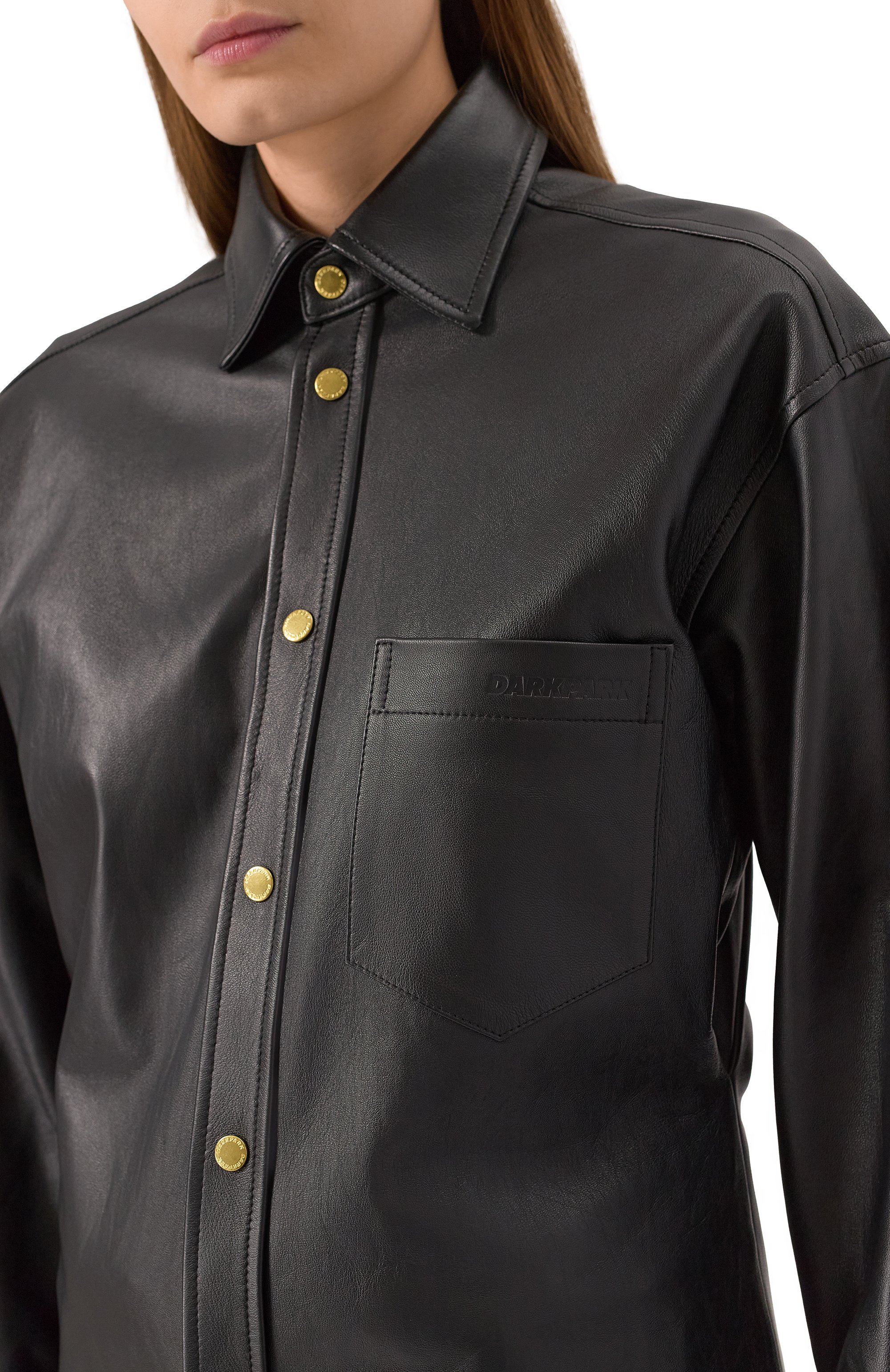 Кожаная рубашка DARKPARK, арт. RWSH04/LTP01, фото 5