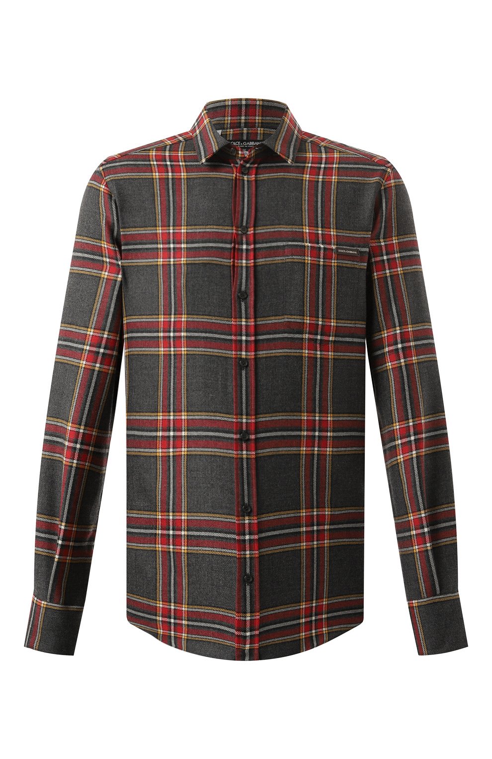 Шерстяная рубашка DOLCE & GABBANA, арт. G5JZ9T/FQ2G5, фото 1