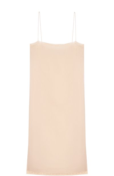 Однотонное платье-комбинация с кружевной отделкой PRADA, арт. P35U3S-R96-F0627, фото 1