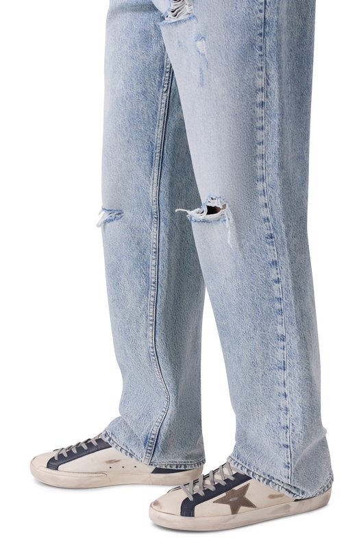 Кожаные кеды Super-Star Golden Goose Deluxe Brand GMF00103.F006902 Белый  GMF00103.F006902 Фото 3